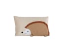 SCHÖNER LEBEN. Fellkissen Kuschelkissen Igel beige Bild 2