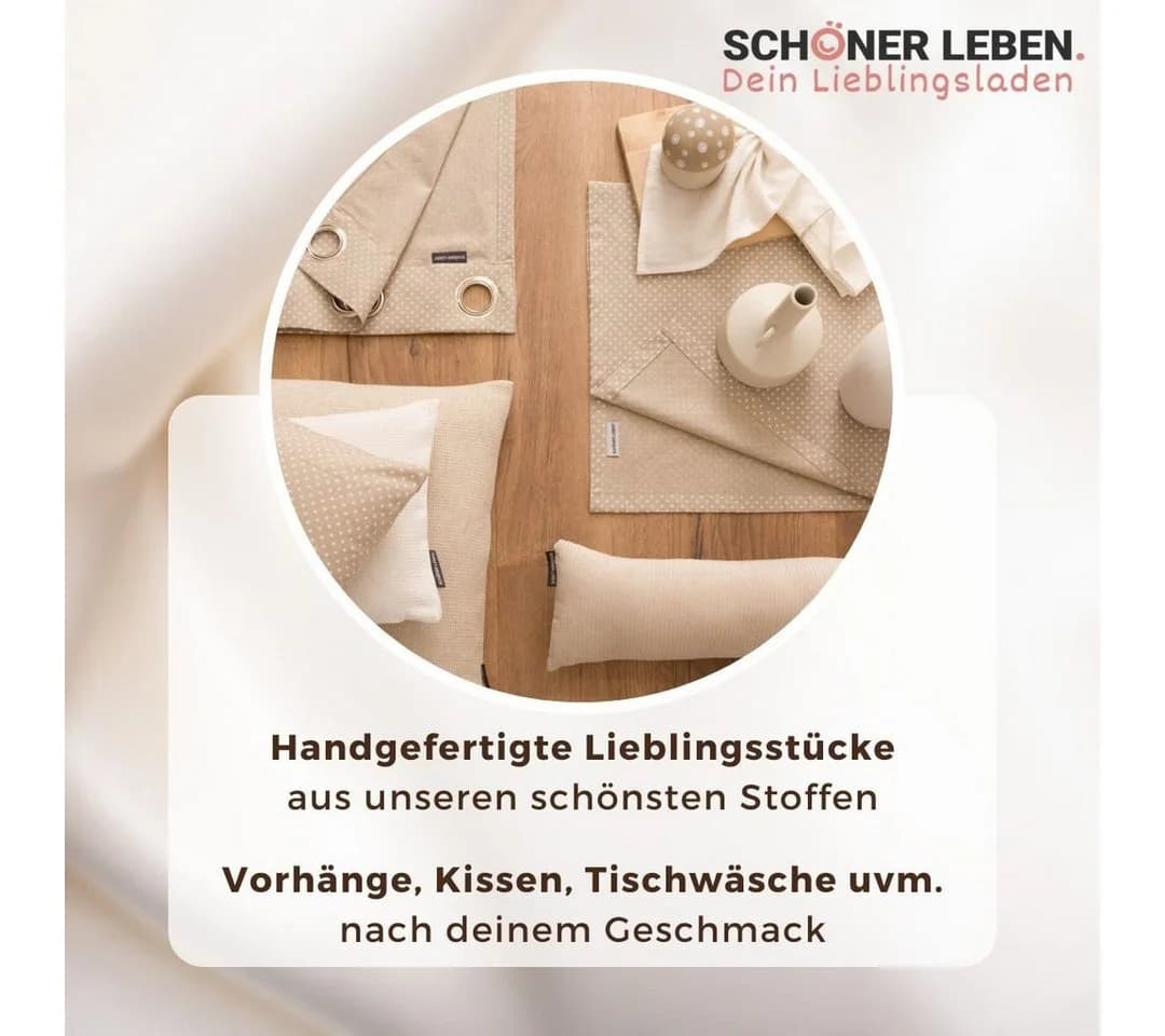 SCHÖNER LEBEN. Dekokissen Kissenhülle Streifen Rot/Pink - Bild 4