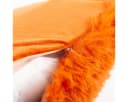 SCHÖNER LEBEN. Kuschelkissen Plüsch & Velours Orange 45x45cm Bild 4