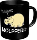 RAHMENLOS® Nölpferd Kaffeetasse Keramik Bild 2