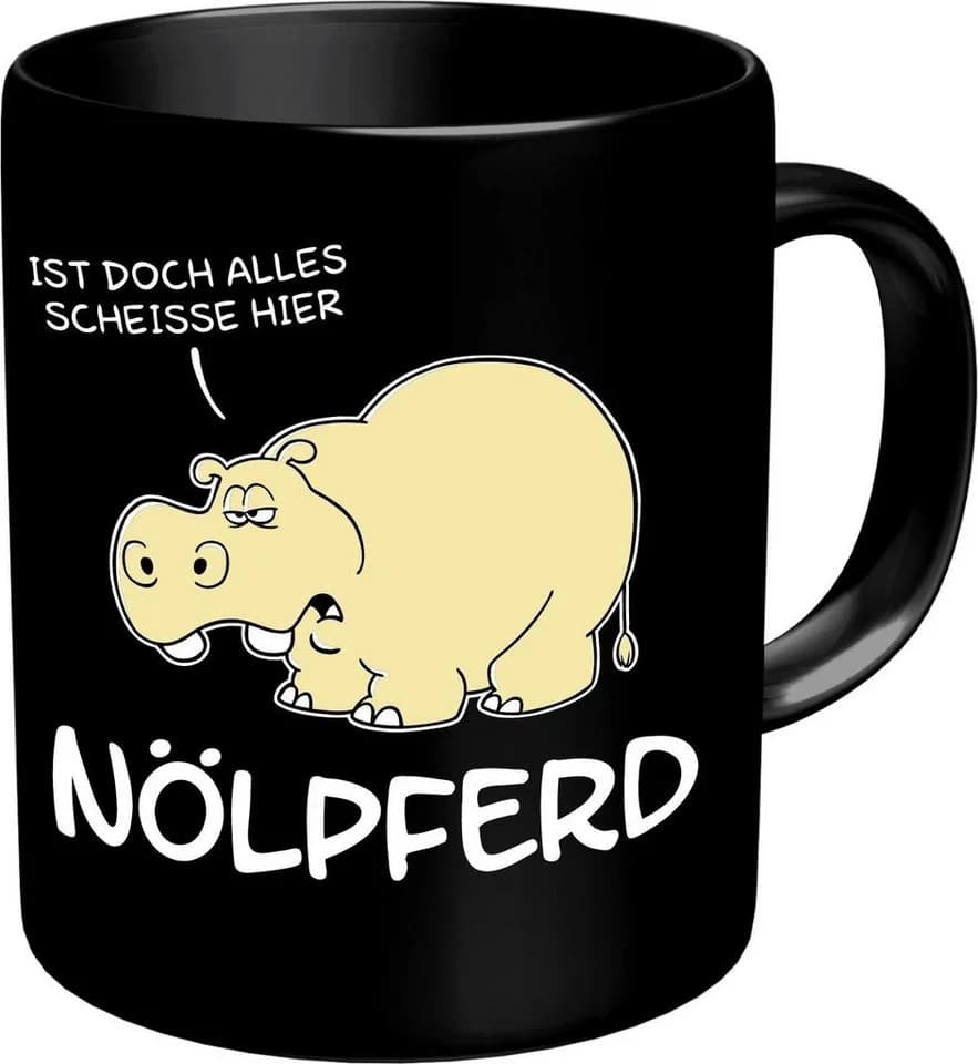 RAHMENLOS® Nölpferd Kaffeetasse Keramik - Bild 2