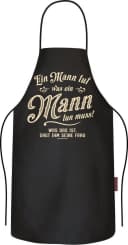 RAHMENLOS® Grillschürze Lustiges Motiv Geschenk für Männer Bild 2