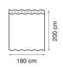 RAHMENLOS® Duschvorhang Motiv Magic 180x200cm Bild 1