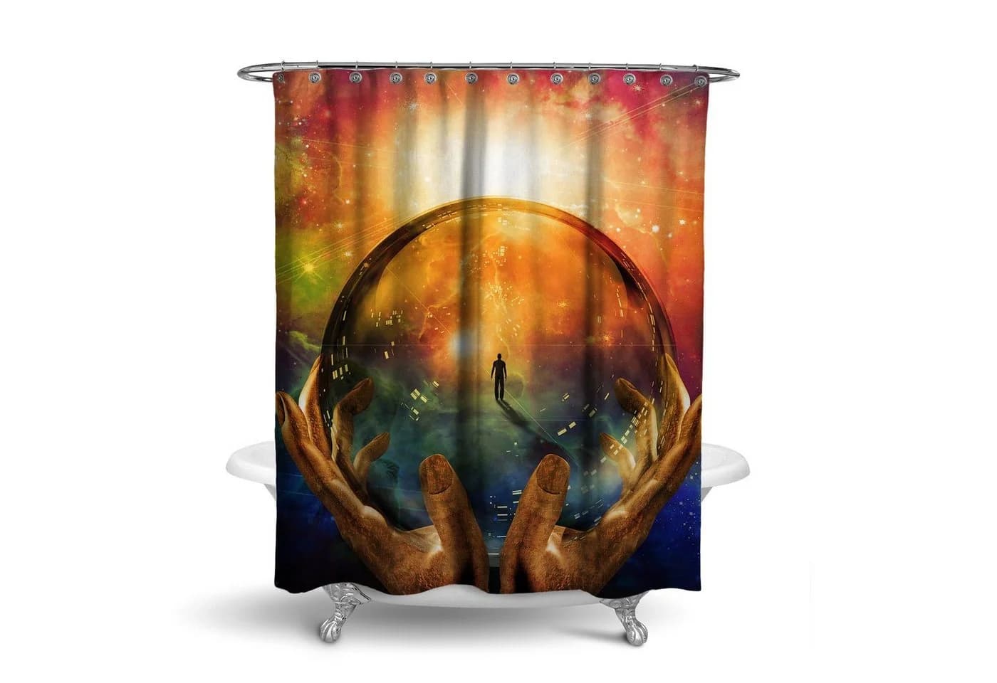 RAHMENLOS® Duschvorhang Motiv Magic 180x200cm - Bild 2