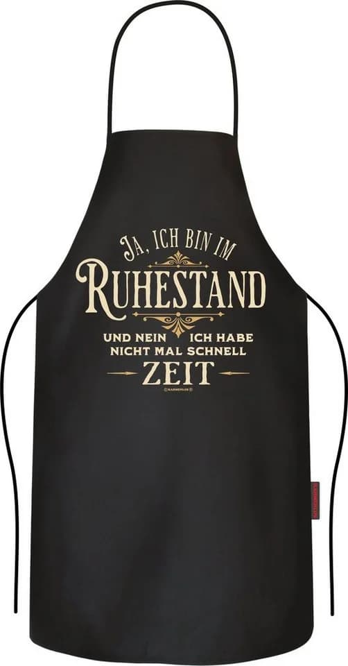 RAHMENLOS® Grillschürze Lustiges Motiv Geschenk zum Ruhestand - Bild 2