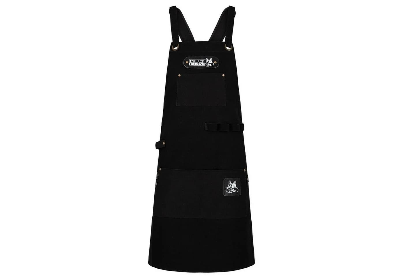 BLACK FOREST FOX Grillschürze Canvas Schwarz COMFORT - Bild 2