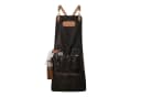 BLACK FOREST FOX Grillschürze BUTCHER Leder Schürze Antik Schwarz Bild 2