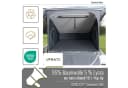 BLACK FOREST FOX Spannbettlaken VW T6.1 California Grau Baumwolle Bild 1