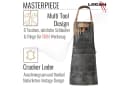 BLACK FOREST FOX Grillschürze Logan Masterpiece Leder Schwarz Bild 5