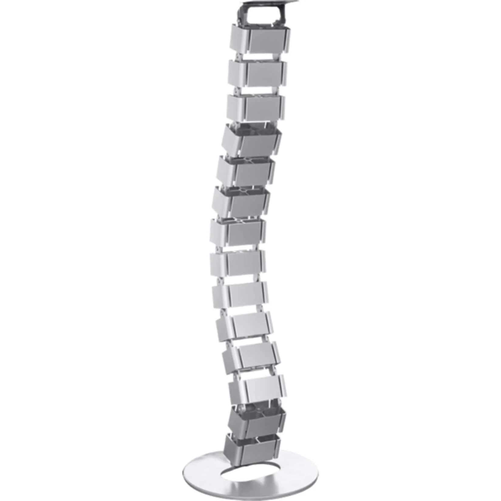 LogiLink KAB0065 Flexibler Kabelkanal für den Schreibtisch Silber