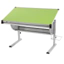 MCW Kinder-Schreibtisch Preston Grün höhenverstellbar neigbar Bild 1