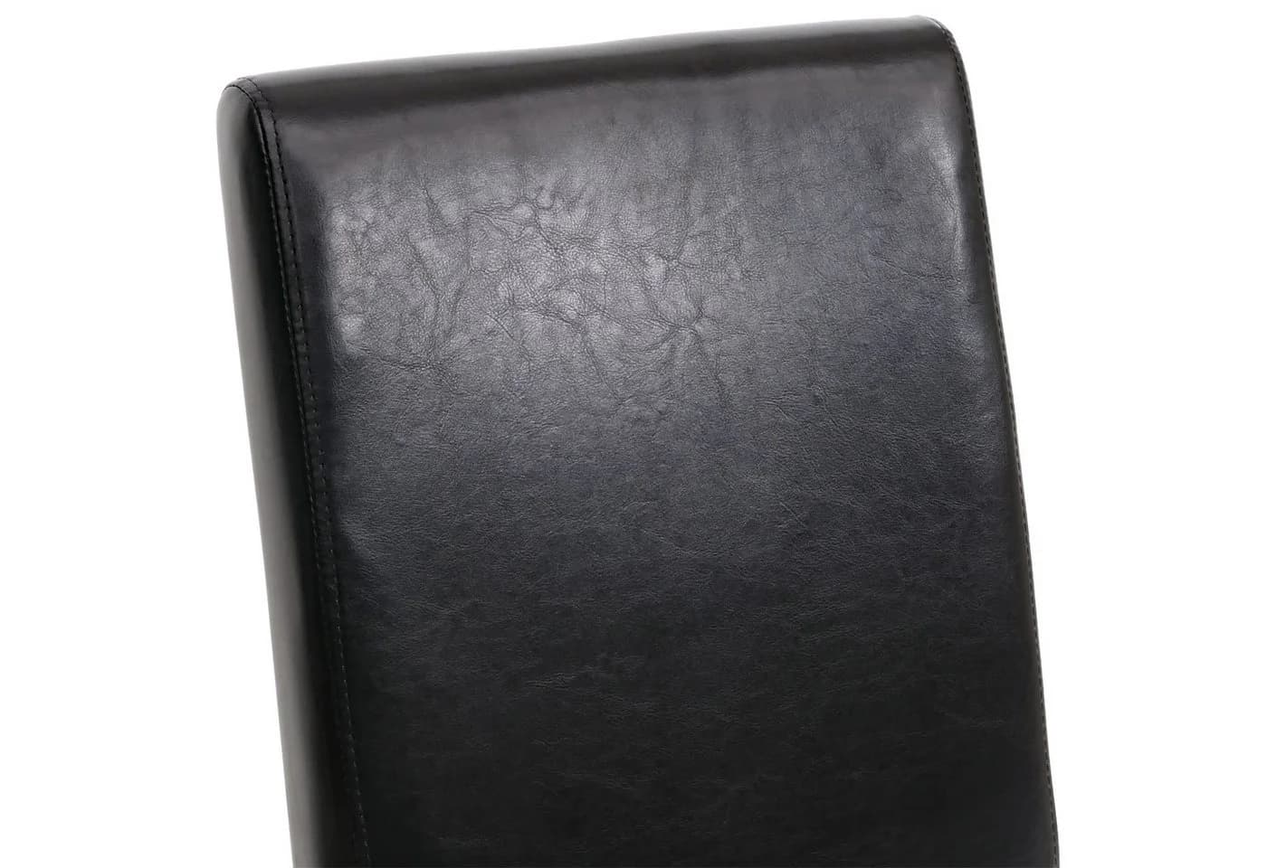 MCW Esszimmerstuhl Littau-4 (4er-Set) Schwarz Kunstleder - Bild 4