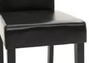 MCW Esszimmerstuhl Littau-4 (4er-Set) Schwarz Kunstleder Bild 5