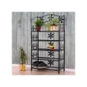 MCW Metallregal Bern 5 Böden Standregal Bücherregal Schuhregal Bild 1