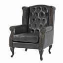 MCW Relaxsessel Oxford Kunstleder PU Chesterfield-Optik Bild 2