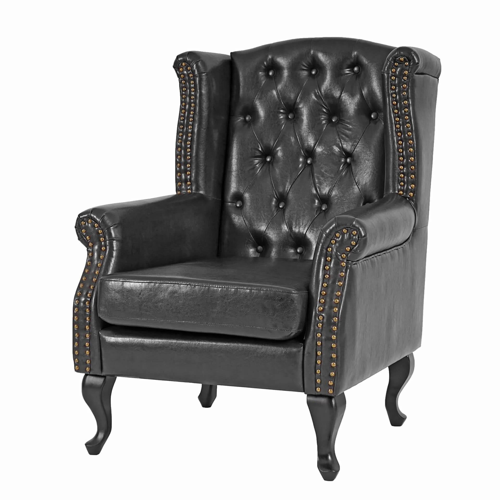 MCW Relaxsessel Oxford Kunstleder PU Chesterfield-Optik - Bild 2