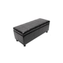 MCW Sitzbank Arezzo Schwarz mit Stauraum Leder Kunstleder Bild 1