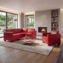 MCW Modular Sofa-System Moncalieri 4-1, Kunstleder rot Bild 1