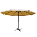 MCW Sonnenschirm Carpi Pro 5m Creme Polyester Aluminium Bild 2