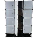 MCW Regalsystem Cairns T306 Steckregal 8 Boxen Schwarz Bild 2