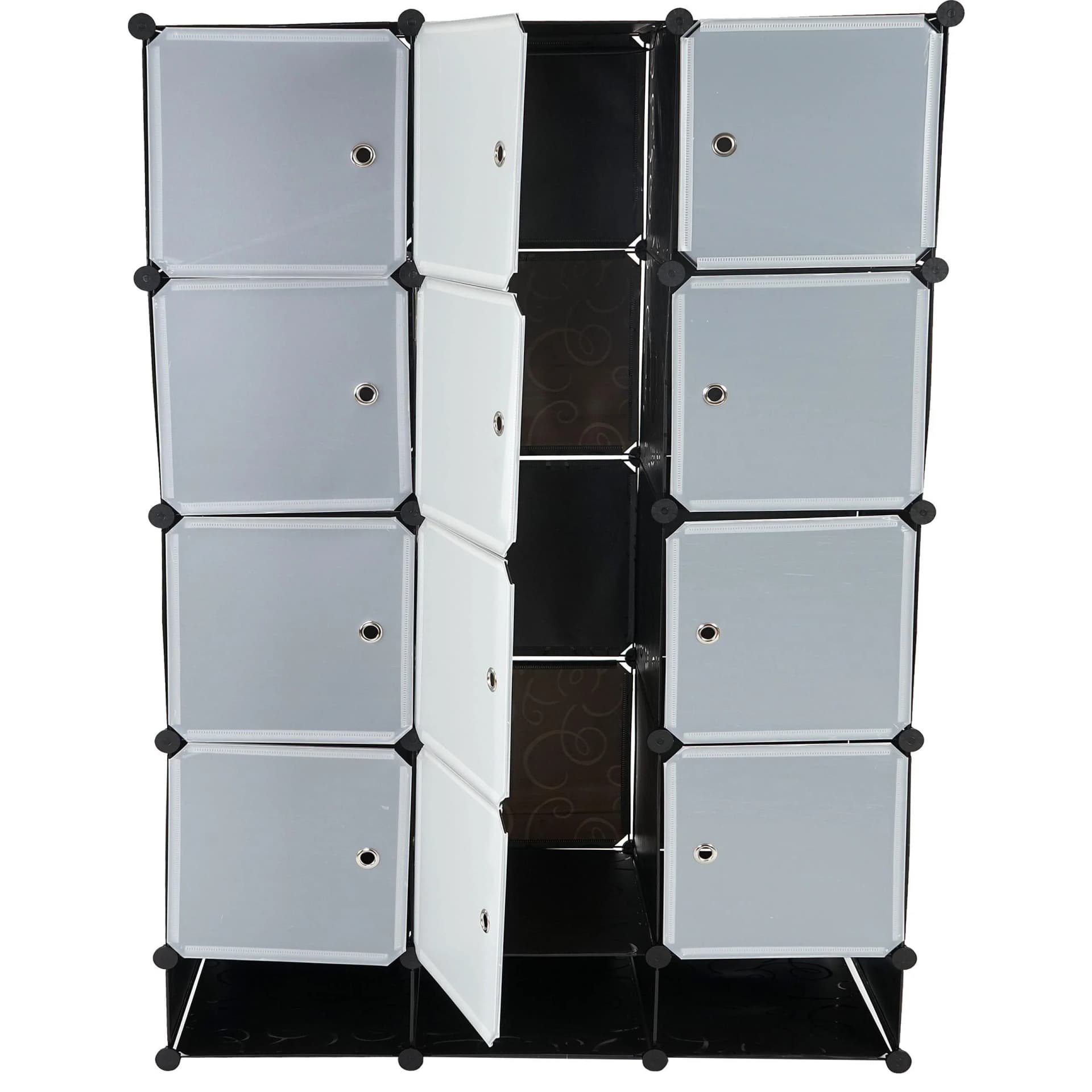 MCW Regalsystem Cairns T306 Steckregal 8 Boxen Schwarz - Bild 2