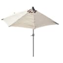 MCW Sonnenschirm halbrund Lorca UV 50+ Creme Balkonschirm Bild 2