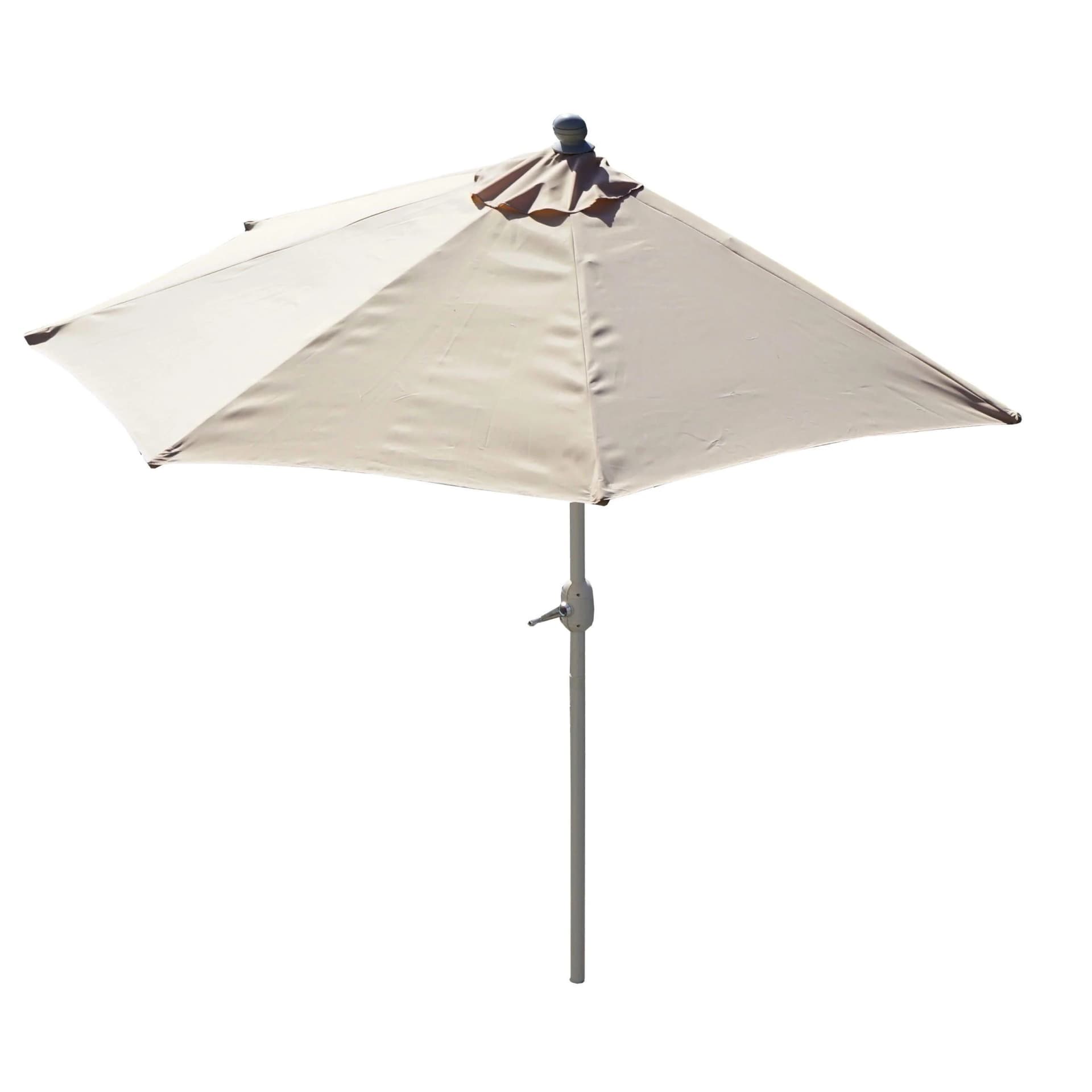 MCW Sonnenschirm halbrund Lorca UV 50+ Creme Balkonschirm - Bild 2