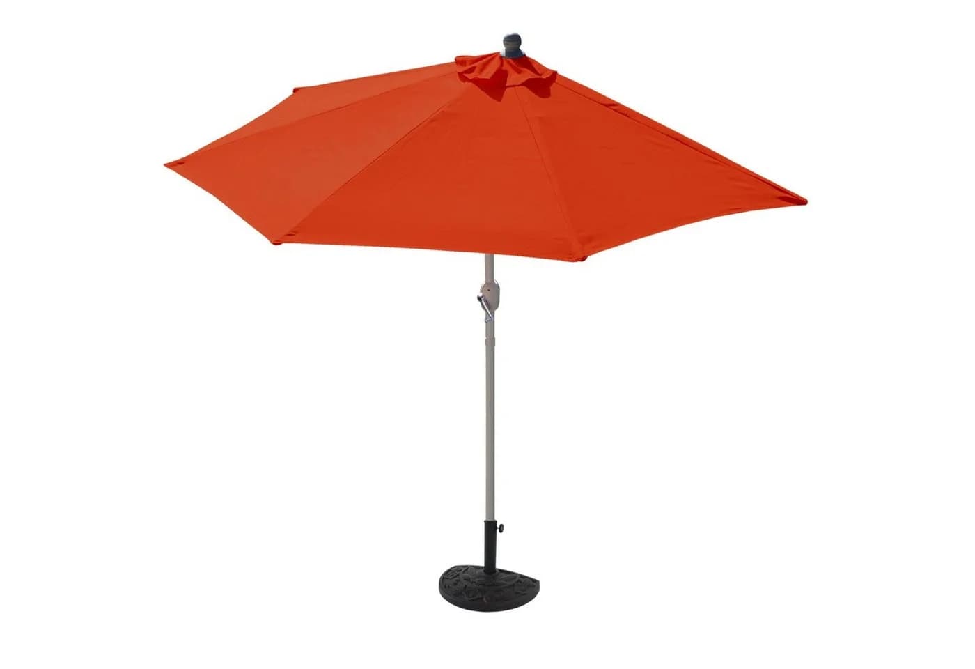 Sonnenschirm halbrund Lorca Terracotta UV 50+ mit Ständer - Bild 2