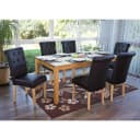 MCW 6er-Set Esszimmerstuhl Chesterfield Edinburgh II Kunstleder Coffee Bild 1