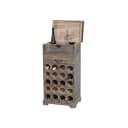 MCW Weinregal Torre T323 Braun Shabby-Look für 20 Flaschen Bild 1