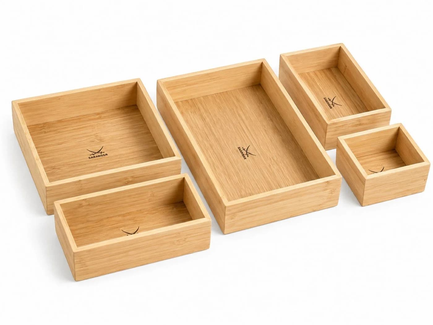 Sansibar Sylt Kosmetik Organizer Set 5-tlg. Bambus - Bild 2
