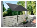 LIVARNO Sonnenschirm Rechteckig Anthrazit UV-Schutz 80 Bild 3