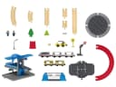 lupilu Spielzeug-Eisenbahn City Express 51-tlg. Holz mit Licht & Sound Bild 1