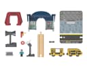 Lupilu Holz-Eisenbahn-Technologie-Set Kinder Spiel FSC ab 3 Jahren Bild 4