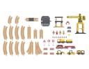 Lupilu Holz Eisenbahnset Baustelle 59 tlg. Kinder Spiel FSC Bild 1