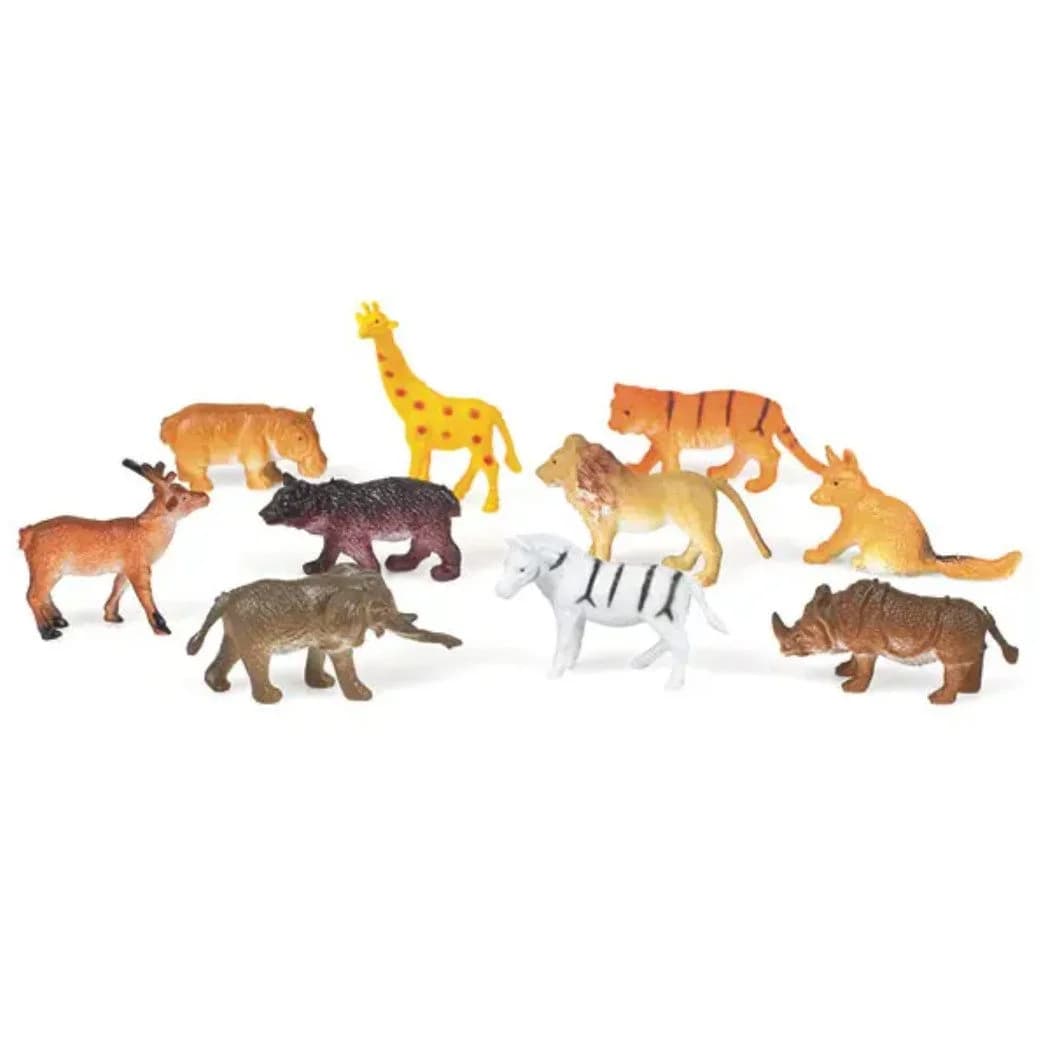 DocMed Spielfigur Sortiment Zootiere 104-tlg. Bunt Hygienisch