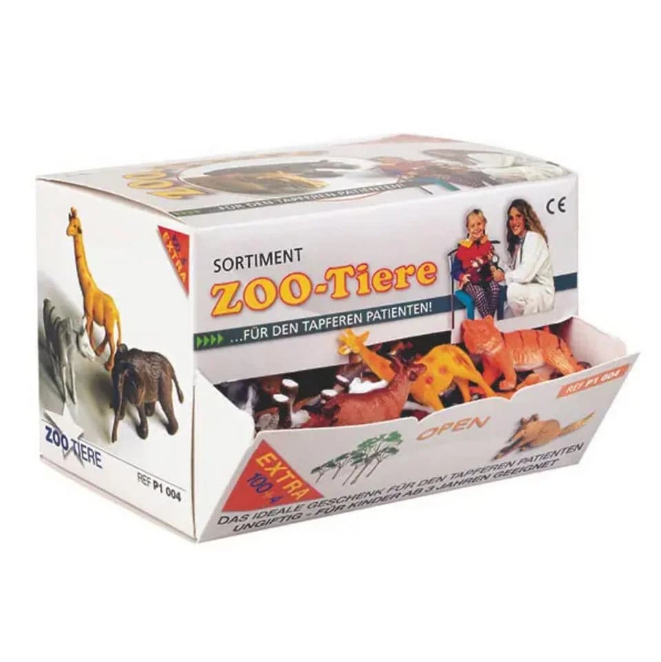 DocMed Spielfigur Sortiment Zootiere 104-tlg. Bunt Hygienisch - Bild 2