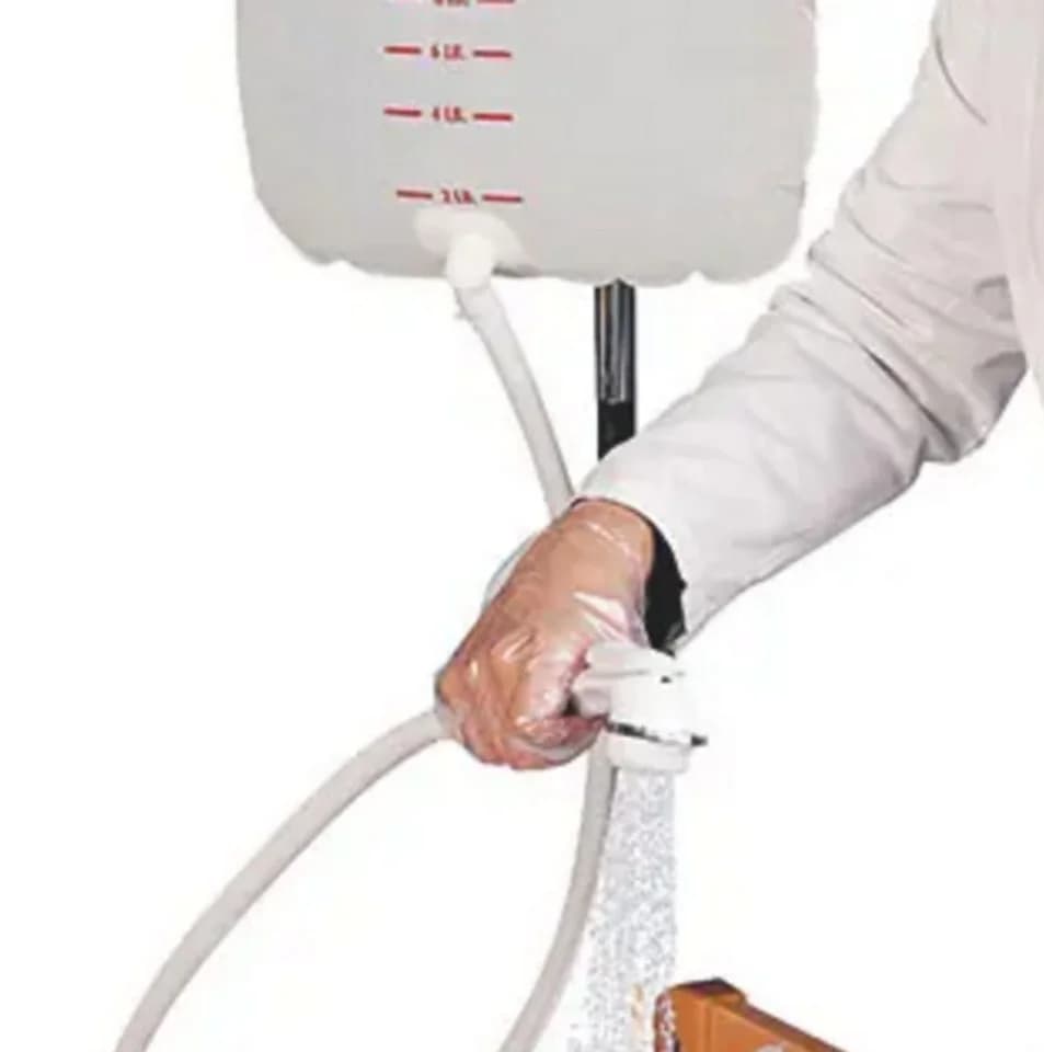 DocMed Kopfbrause Mobile Dusche Pflegehilfsmittel 150 cm Schlauch