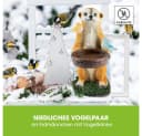 EASYmaxx LED Solarleuchte Erdmännchen Vogeltränke Gold Bild 4