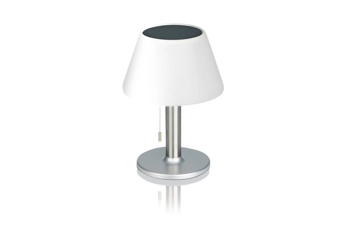 EASYmaxx LED Tischleuchte Outdoor Edelstahl Solarbetrieb - Bild 2