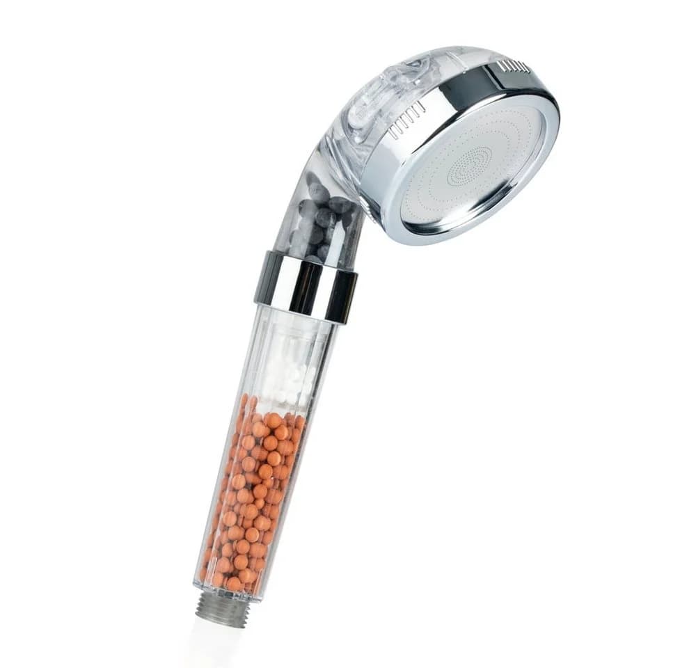 EASYmaxx Wellness-Duschkopf inkl. Mineralperlen 30% Wasser sparen, Regenschauer - Bild 2