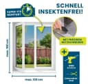 Hoberg Insektenschutz-Fensterrahmen Magnetbefestigung Fliegennetz Bild 4