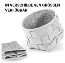 N8WERK Aufbewahrungskorb Filz Grau Skandinavisch Bild 5