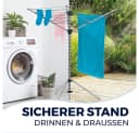 EASYmaxx Wäscheständer Platzwunder Silber/Schwarz Bild 4