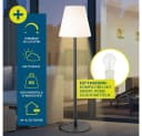 Hoberg Gartenleuchte Outdoor LED-Standleuchte dimmbar 187 cm Bild 1