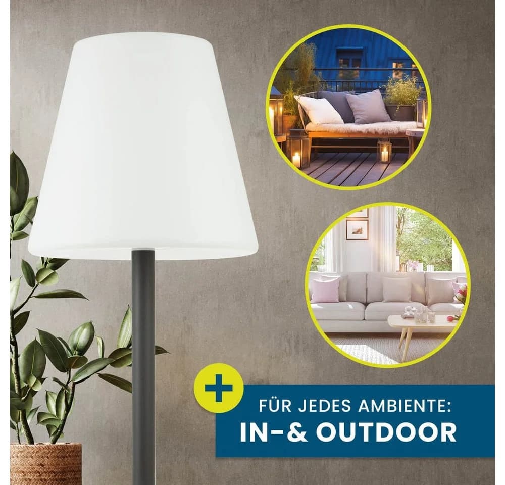 Hoberg Gartenleuchte Outdoor LED-Standleuchte dimmbar 187 cm - Bild 4