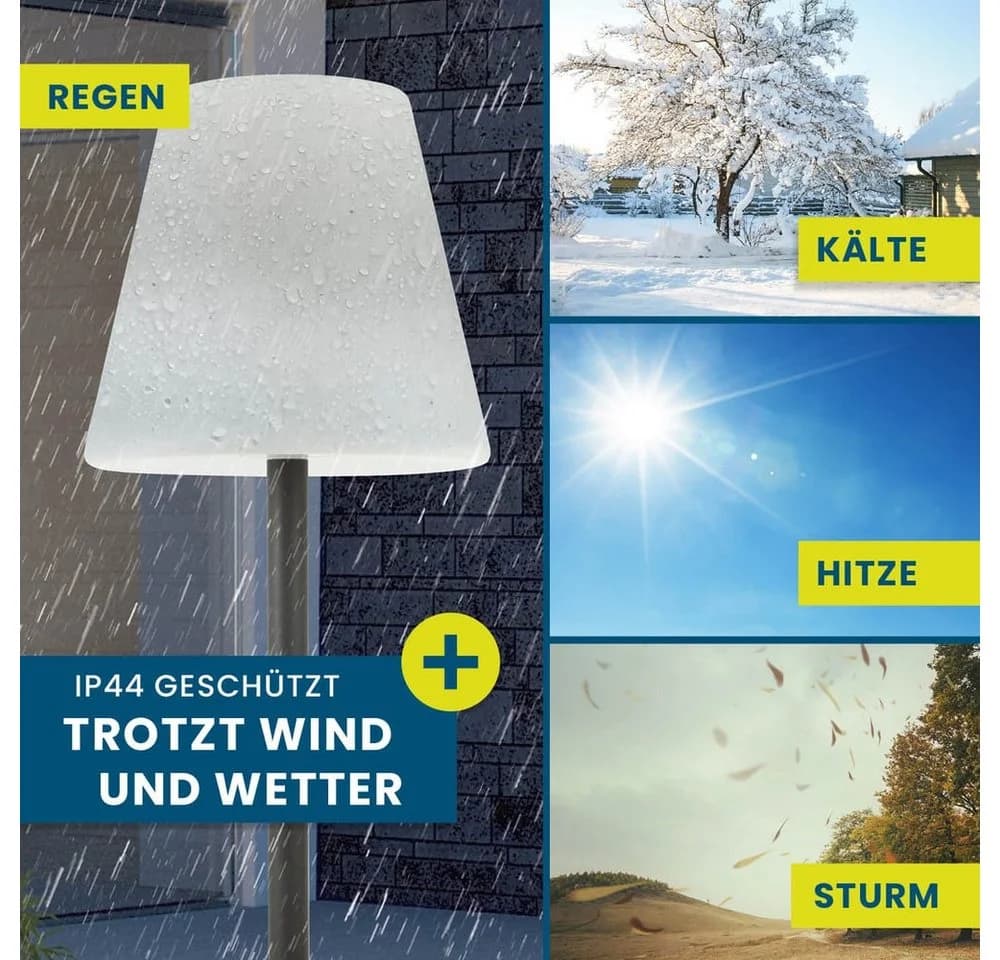 Hoberg Gartenleuchte Outdoor LED-Standleuchte dimmbar 187 cm - Bild 5