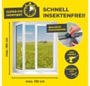 EASYmaxx Insektenschutzgitter mit Klettverschluss zuschneidbar Schwarz Bild 5