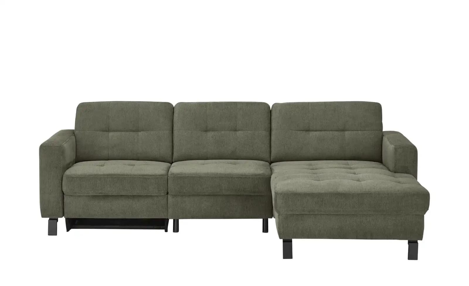 Höffner Ecksofa Coco Grün Elektrischer Recliner