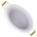 Posiwio Pflanzkübel Wanne Oval Weiß Metall Bild 4